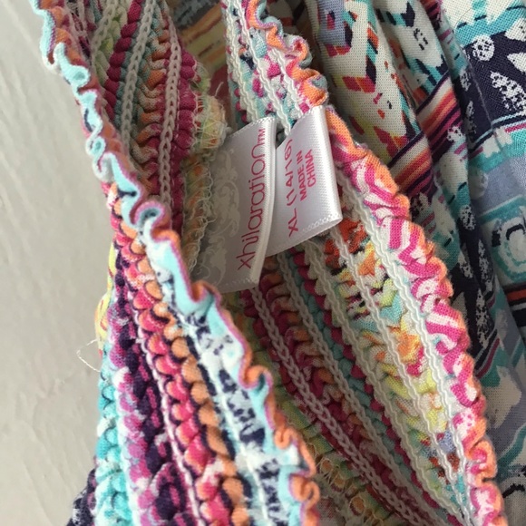 Xhilaration Kids Boho Colorful Stretchy Waistline - Picture 4 of 6